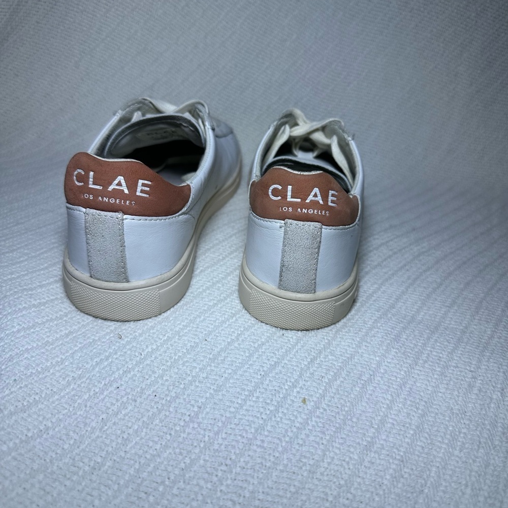 CLAE leather White and Tan Sneakers - Picture 3 of 6